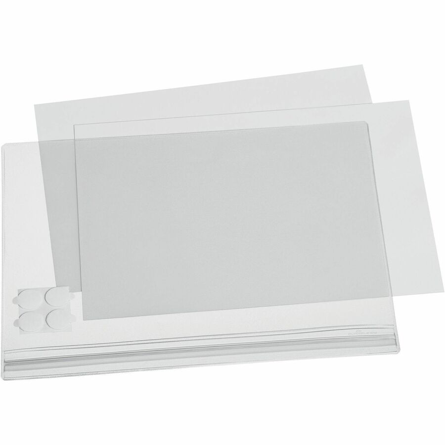 Water resistant self-adhesive document pocket which is ideal for displaying information outdoors such as garden centers, saunas, swimming pools, gates and notice boards, where notices come into with - 501619