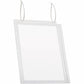 Water resistant cable tie document pocket which is ideal for displaying information outdoors such as garden centers, saunas, swimming pools, gates and notice boards, where notices come into contact - 502719