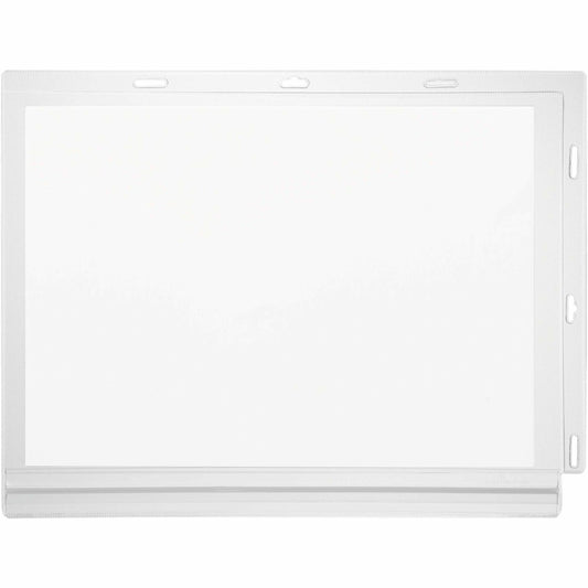 Water resistant cable tie document pocket which is ideal for displaying information outdoors such as garden centers, saunas, swimming pools, gates and notice boards, where notices come into contact with splashing water.