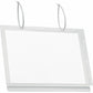 Water resistant cable tie document pocket which is ideal for displaying information outdoors such as garden centers, saunas, swimming pools, gates and notice boards, where notices come into contact - 502719