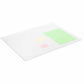 Non-slip desk mat with contoured edges made from PP which provides a comfortable writing surface - 712319