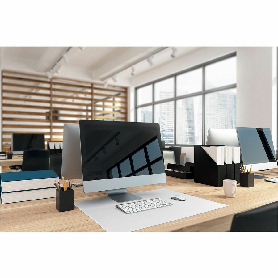 Non-slip desk mat with contoured edges made from PP which provides a comfortable writing surface - 712319