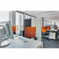 Non-slip desk mat with contoured edges made from PP which provides a comfortable writing surface - 712319