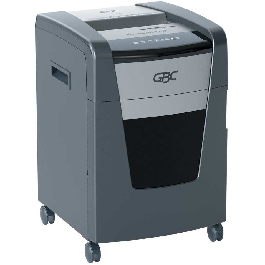 GBC Momentum Paper Shredder, M12-12, Micro-Cut, Anti-Jam, 12 Sheets - WSM177003