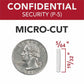 GBC Momentum Paper Shredder, M12-12, Micro-Cut, Anti-Jam, 12 Sheets - WSM177003