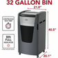 GBC Momentum Paper Shredder, M20-32, Micro-Cut, Anti-Jam, 20 Sheets - WSM177006
