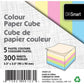 OFFISMART Pastel Paper Cube, 300 Sheets - A00123