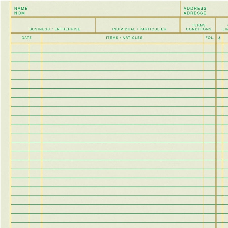 Blueline Accounting Book Refill - A14055