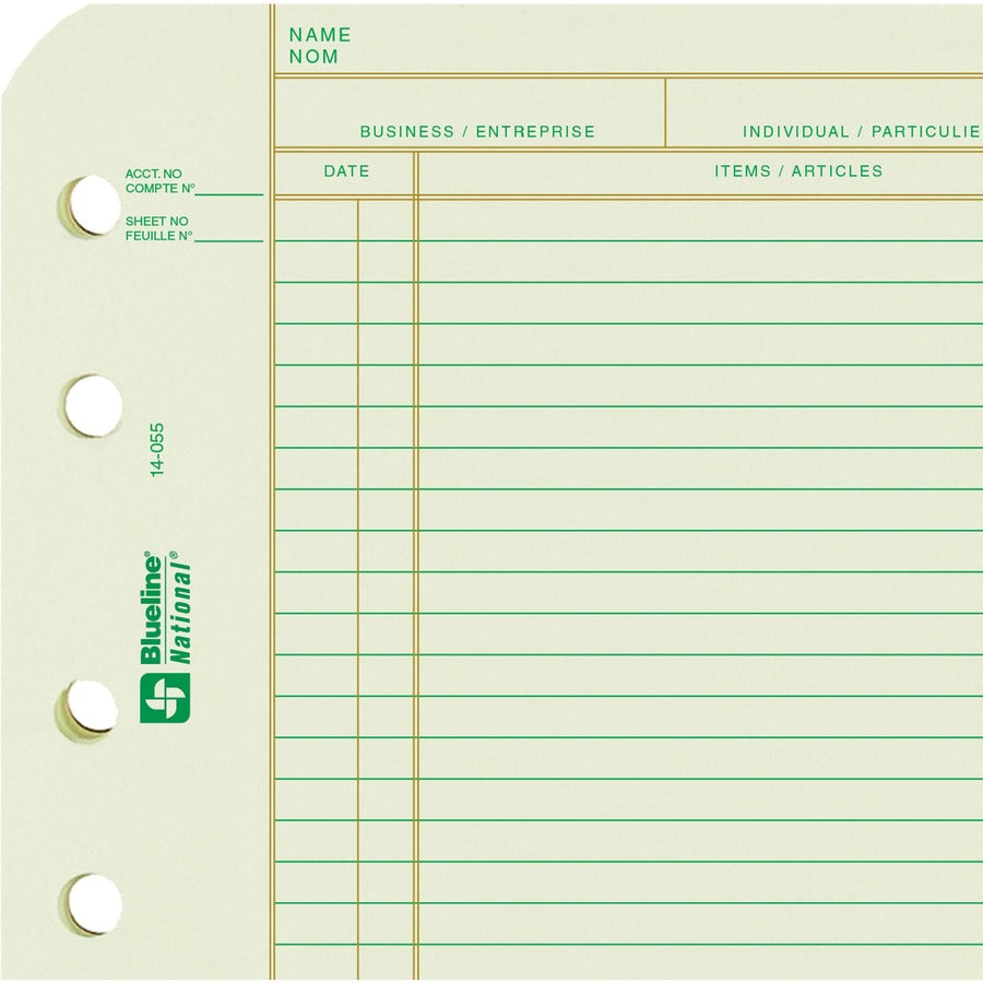 Blueline Accounting Book Refill - A14055