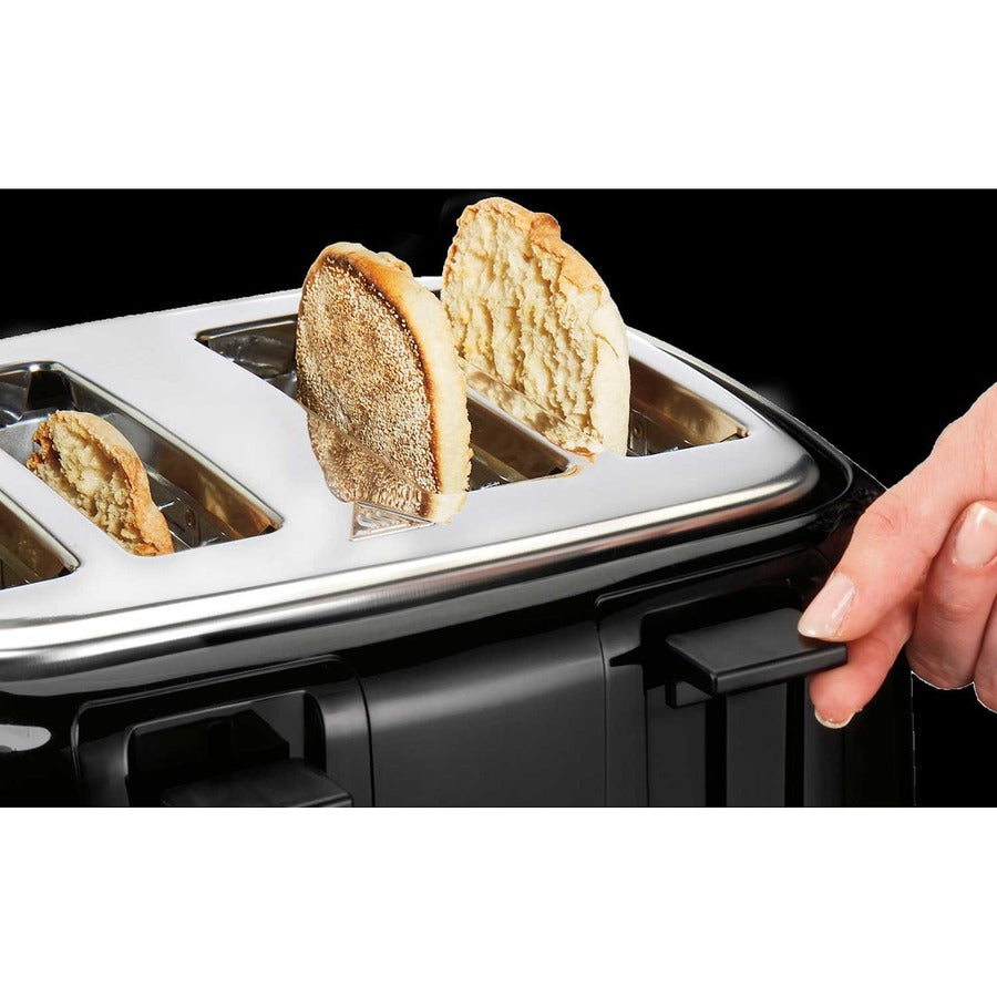 Proctor Silex Wide Slot 4-Slice (Black) Toaster - 24215PS