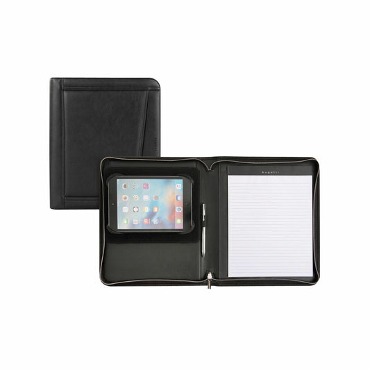 bugatti Carrying Case for 11" Tablet, Pen, Notepad - Black