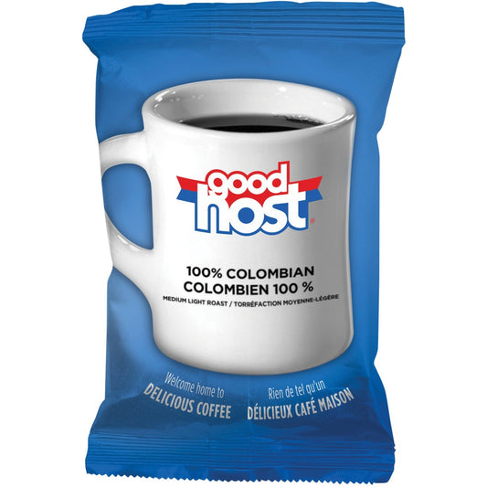 Good Host 100% Colombian Medium Light Roast Coffee Packs