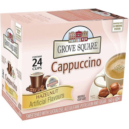 Grove Square K-Cup Cappuccino Hazelnut Single Serve