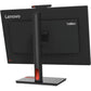 Lenovo ThinkVision T24v-30 24" Class Webcam Full HD LED Monitor - 16:9 - Raven Black - 63D8MAR3US