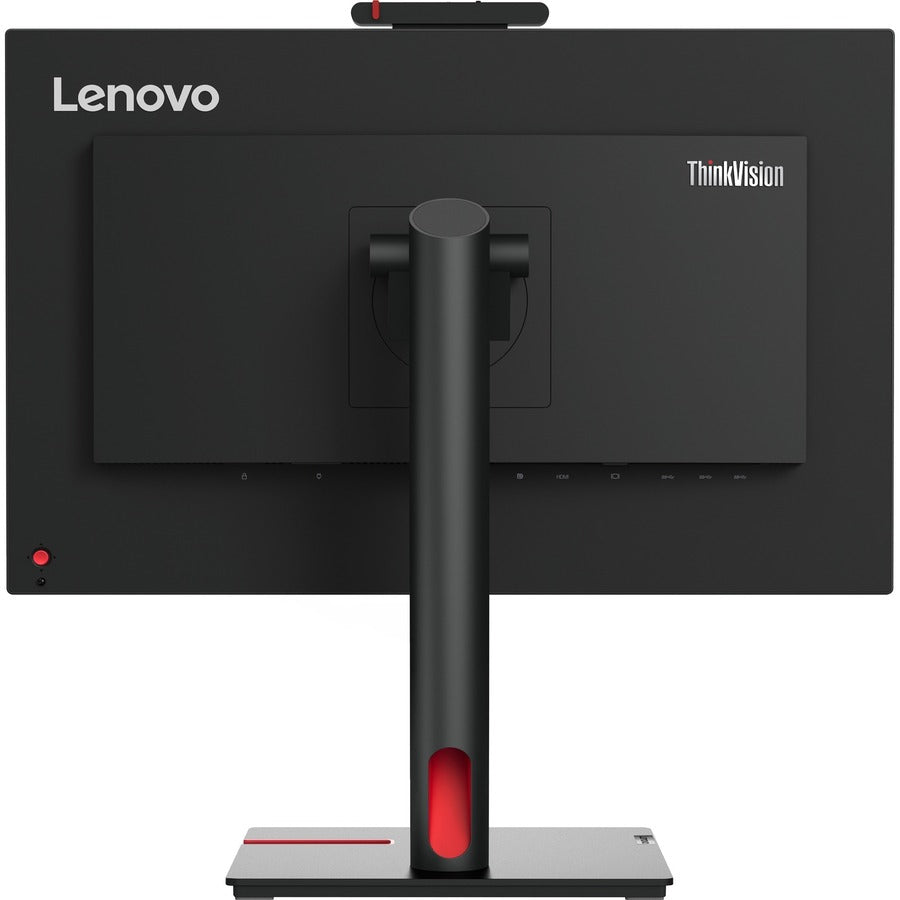 Lenovo ThinkVision T24v-30 24" Class Webcam Full HD LED Monitor - 16:9 - Raven Black - 63D8MAR3US