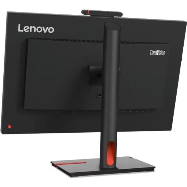 Lenovo ThinkVision T24v-30 24" Class Webcam Full HD LED Monitor - 16:9 - Raven Black - 63D8MAR3US
