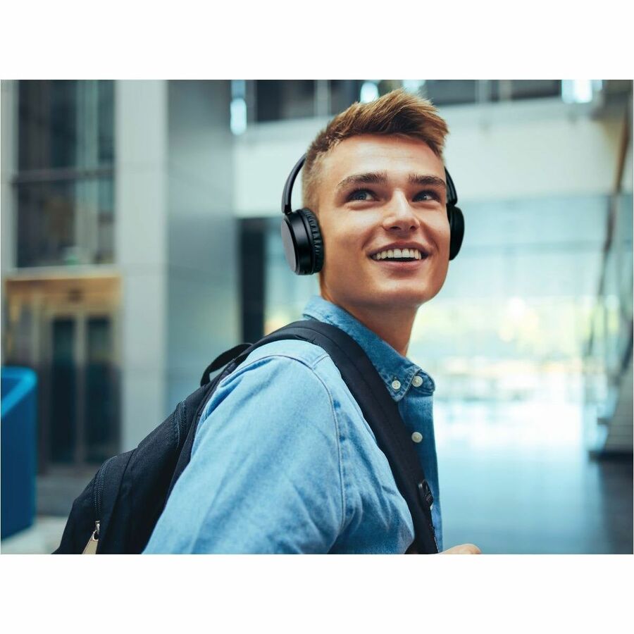 JVC HA-S36W-B On-Ear Wireless Headphones - Carbon Black - HAS36WB
