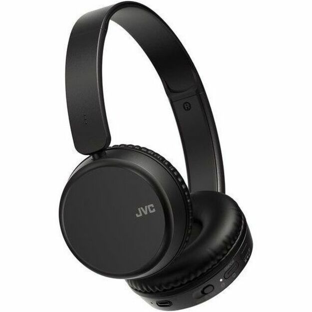 JVC HA-S36W-B On-Ear Wireless Headphones - Carbon Black - HAS36WB