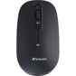 Verbatim Multi-Device Wireless Rechargeable Optical Mouse - Black - 70750