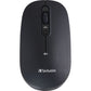 Verbatim Multi-Device Wireless Rechargeable Optical Mouse - Black - 70750