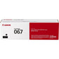 Canon 067 Original Standard Yield Laser Toner Cartridge - Black - 1 Each - 5102C001
