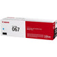 Canon 067 Original Standard Yield Laser Toner Cartridge - Cyan - 1 Each - 5101C001