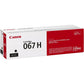 Canon 067 Original High Yield Laser Toner Cartridge - Black - 1 Each - 5106C001