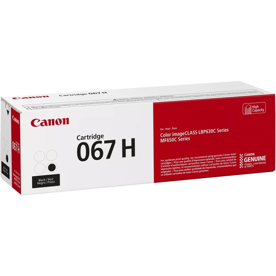 Canon 067 Original High Yield Laser Toner Cartridge - Black - 1 Each - 5106C001