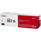 Canon 067 Original High Yield Laser Toner Cartridge - Cyan - 1 Each - 5105C001