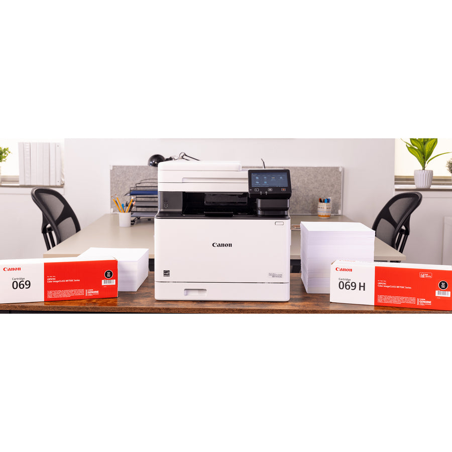 Canon imageCLASS MF751Cdw Wireless Laser Multifunction Printer - Color - White - 5455C015