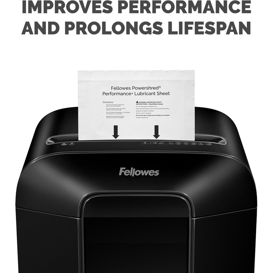 Fellowes Powershred Performance+ Lubricant Sheets - 4015501