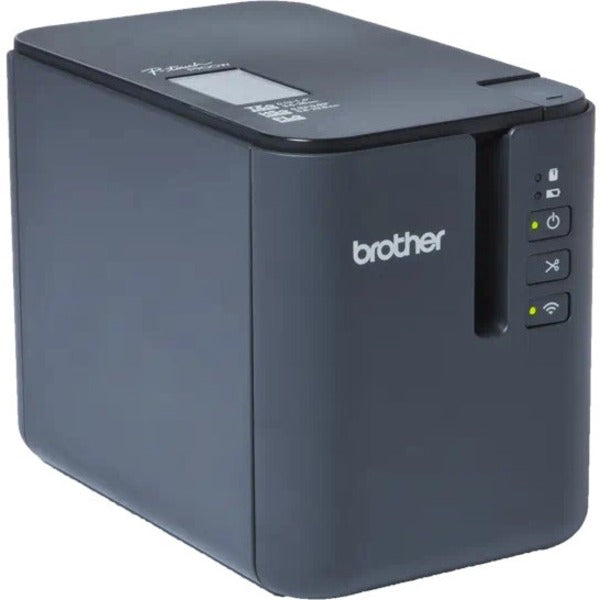 Brother PT-P900Wc Desktop Thermal Transfer Printer - Monochrome - Label Print - USB - Serial - Wireless LAN - With Cutter - PTP900WC