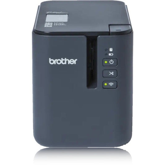P-touch PT-P900Wc Desktop Thermal Transfer Printer - Monochrome - Label Print - USB - Serial - Wireless LAN - With Cutter