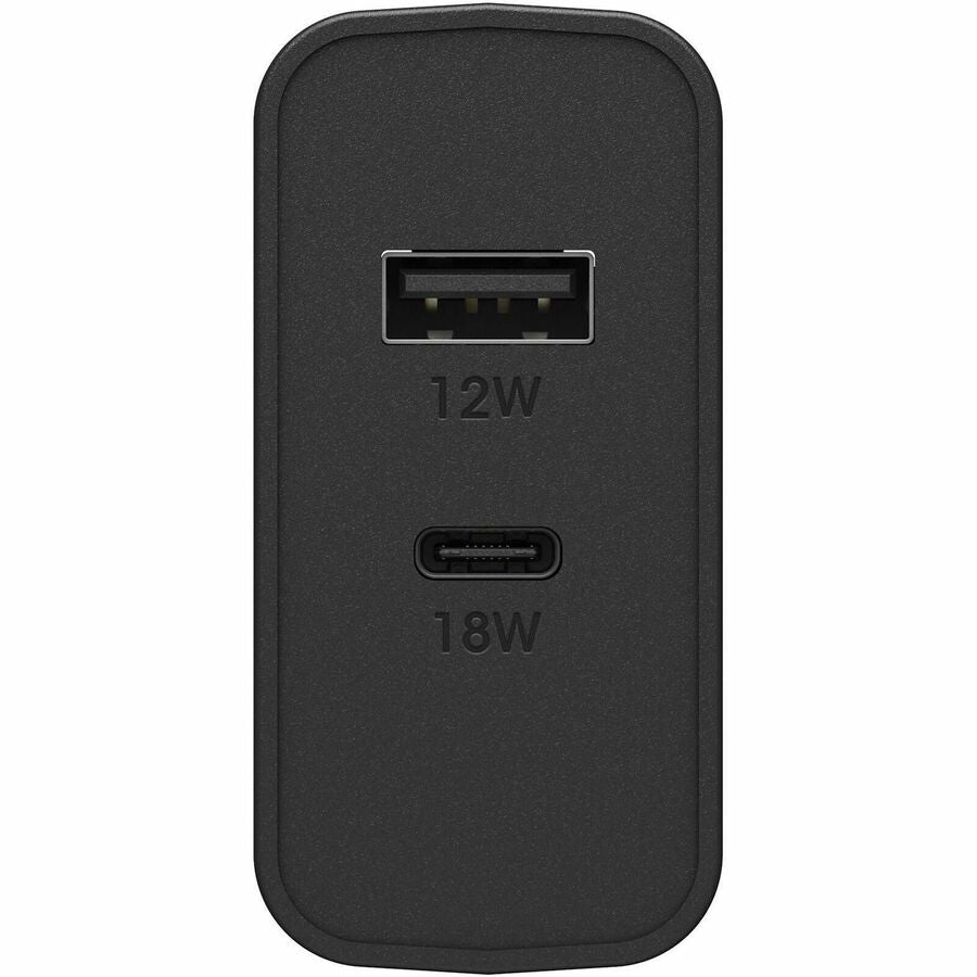 OtterBox USB-C and USB-A Dual Port Wall Charger, 30W Combined Fast Charge - 78-81020