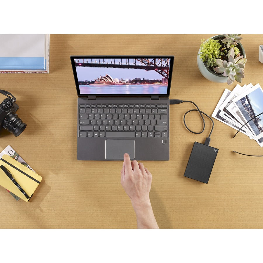 Seagate One Touch STKZ4000400 4 TB Portable Hard Drive - 2.5" External - Black - STKZ4000400