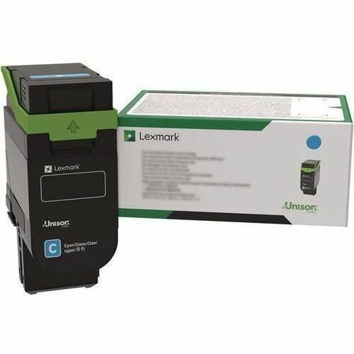 Lexmark Original High Yield Laser Toner Cartridge - Box - Return Program - Cyan - 1 Pack
