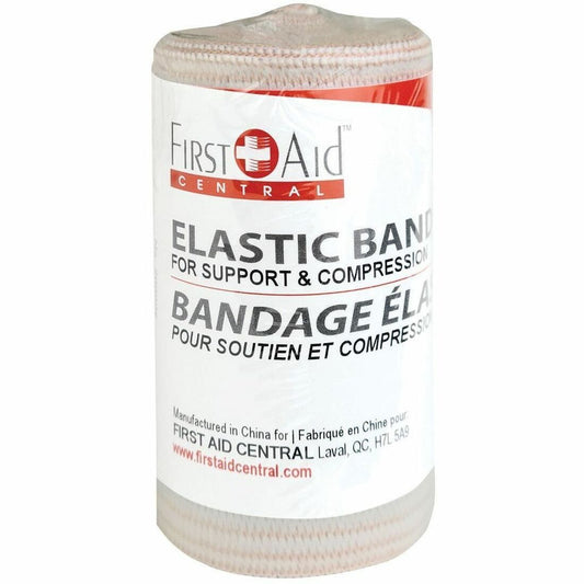 First Aid Central Elastic Bandage Wrap, 7.6cm x 4.5m (3" x 5yd)