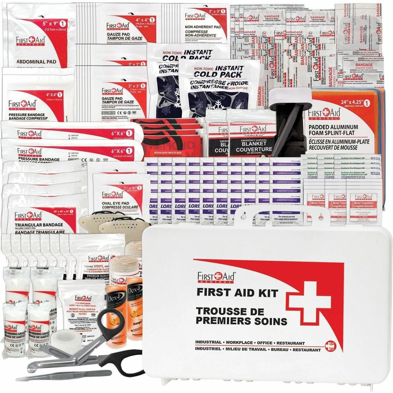 First Aid Central CSA Type 3 Intermediate Medium Bulk First Aid Kit