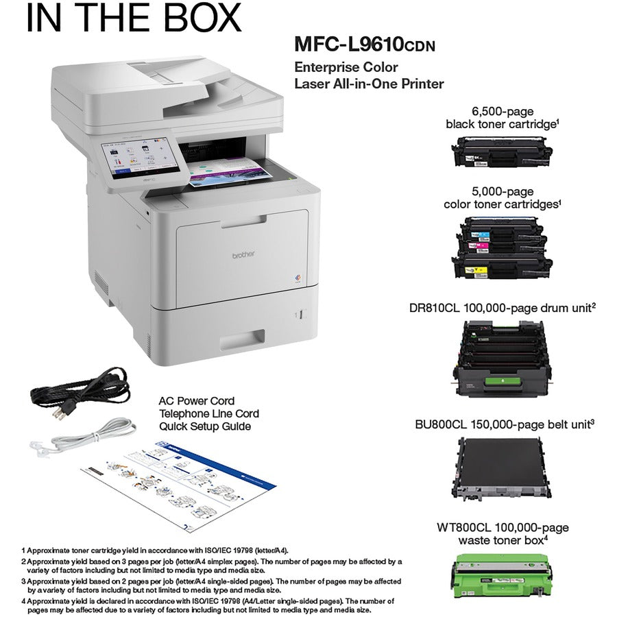 Brother MFC-L9610CDN Laser Multifunction Printer - Color - MFCL9610CDN