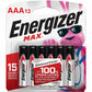 Energizer Max AAA Alkaline Batteries