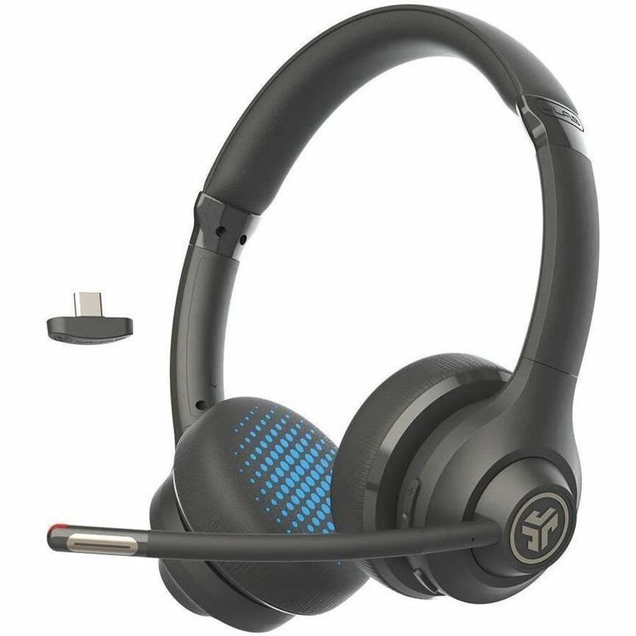 JLab Go Work Wireless & Wired On-Ear Headset - IFCHBGOWORKRBLK4