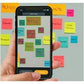 Post-it&reg; Super Sticky Notes, Energy Boost Collection, 4 in. x 6 in., 24 Pads/Pack - 833808