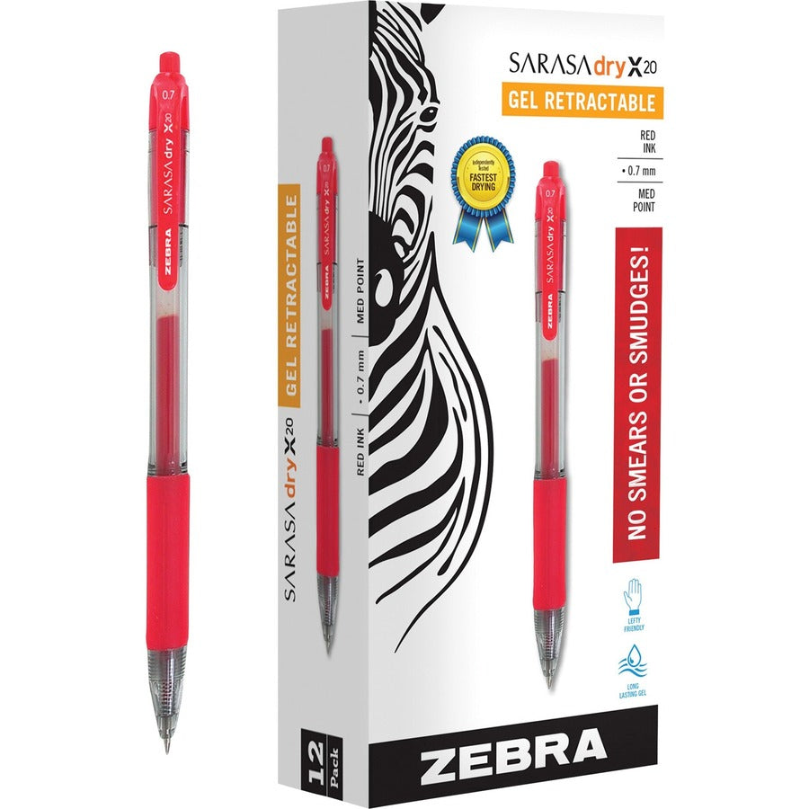 Zebra SARASA dry X20 Retractable Gel Pen - 46830CA