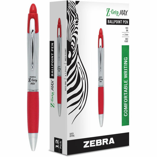 Zebra Pen Z-grip Max Retractable Ballpoint Pens