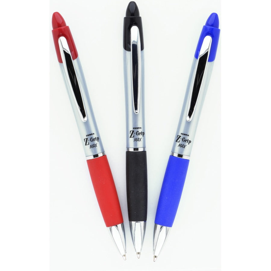Zebra Pen Z-grip Max Retractable Ballpoint Pens - 22430CA