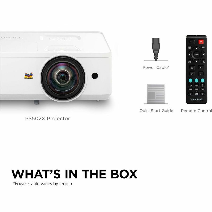 ViewSonic PS502X Short Throw DLP Projector - 4:3 - White - PS502X
