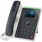 Poly Edge E220 IP Phone - Corded - Corded/Cordless - Bluetooth - 3 Multiple Conferencing - Desktop, Wall Mountable - Black - 82M87AA