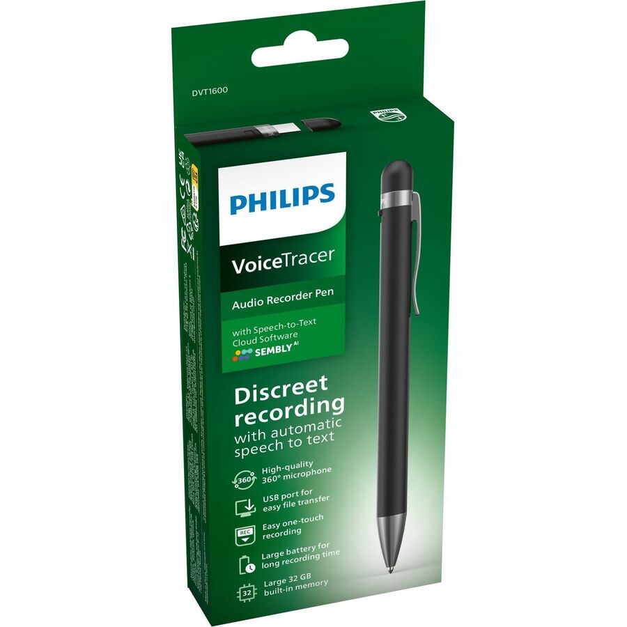 Philips Voice Tracer DVT1600 Digital Voice Recorder - DVT1600