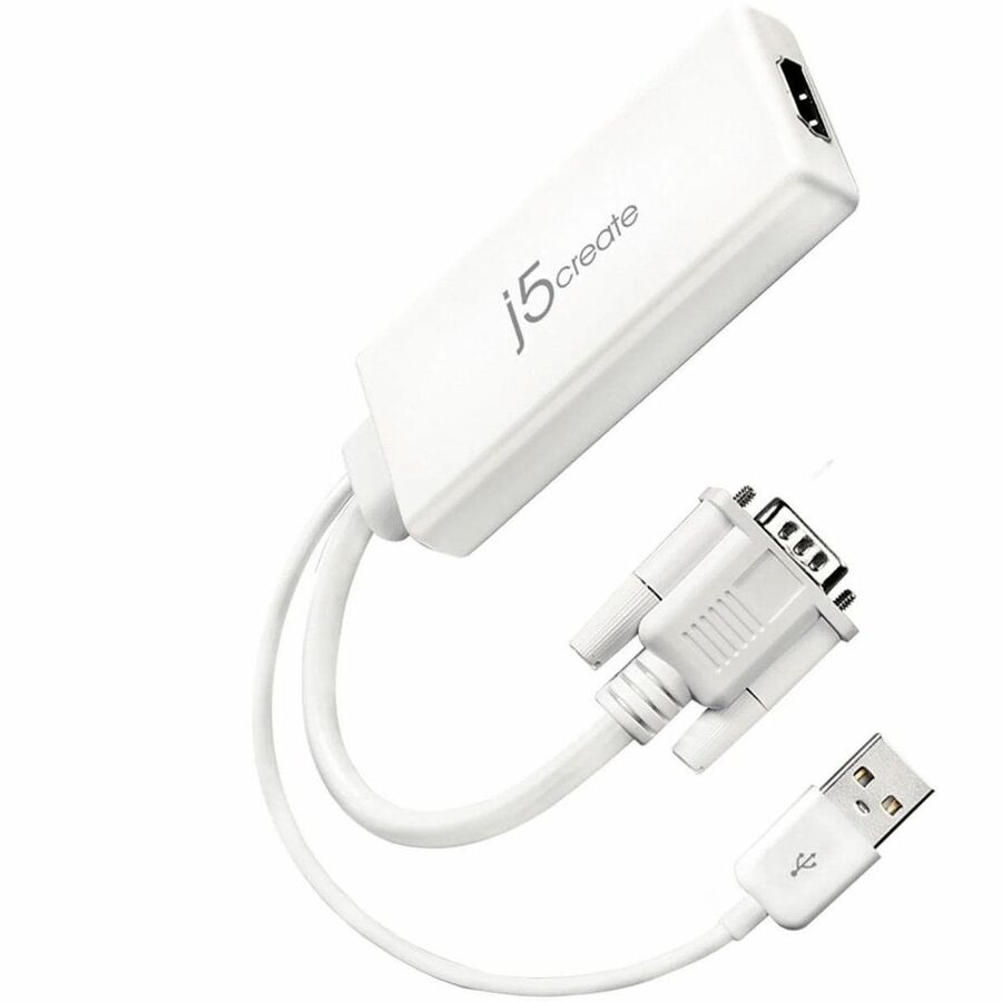 j5create VGA to HDMI Video Audio Adapter - JDA214