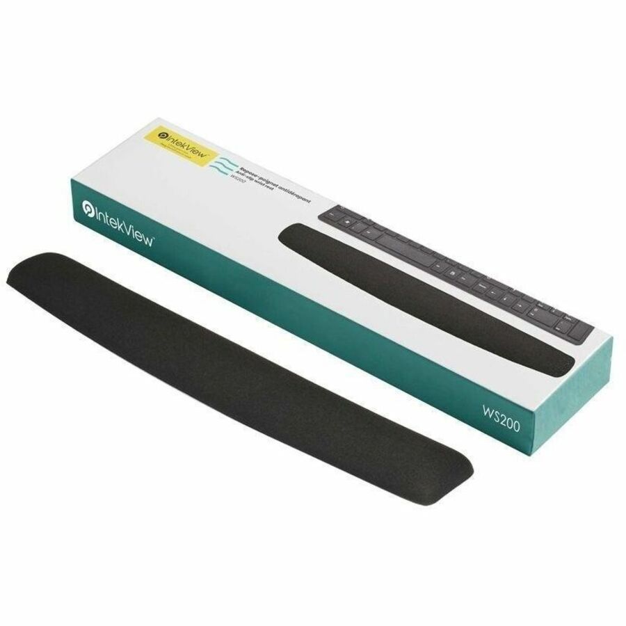 Anti-Slip Ergonomic Wrist Rest Pad Black Silicone